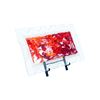 Picture of Painted Rectangular Serving Tray - Red