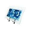 Picture of Painted Rectangular Serving Tray - Blue
