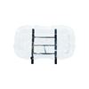 Picture of Curvy Rectangular serving platter - Clear