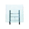 Picture of Laminated Strip glass Square Serving Plater - Clear