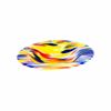Picture of Small Display Bowl - Multi Colour - Shallow Dish