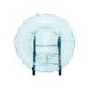 Picture of Laminated Strip glass Circular Serving Plater - Clear