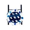 Picture of Round Lattace display bowl - Blue and White