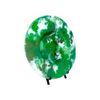 Picture of Large Fruit Bowl - Wavy Edges hand painted green